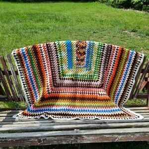 Colorful Crochet Blanket